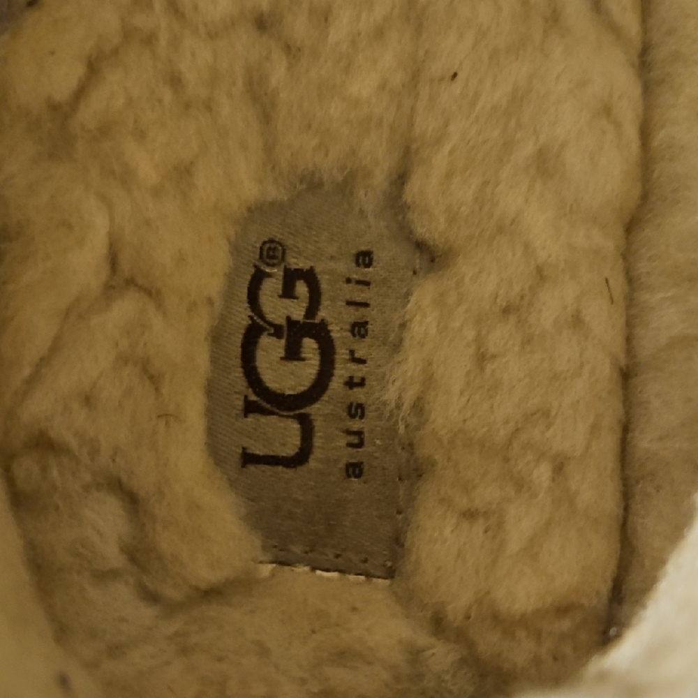UGG Dark Brown Leather Slip-On Loafers - Picture 8 of 8